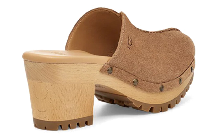 (W) UGG Judi Suede 'Chestnut Casual High Heel' 圖 5