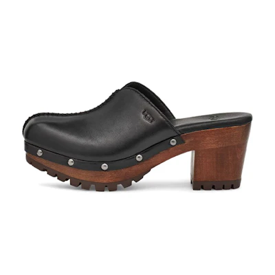 (W) UGG Judi Suede High Heel 'Fashion Black'