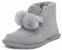 (W) UGG Kallen Fleece Lined Kekal Hangat Kelabu 1110709-SEL