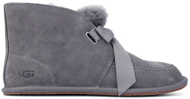 Order (W) UGG Kallen Lace Schnürstiefel Fleece Gefüttert Lila Grau 1119934-NHT
