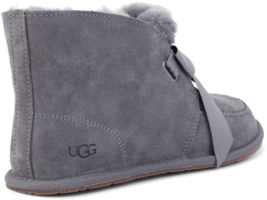 UGG Kallen Lace 凯琳 牛反絨 繫帶舒適加絨 短筒 雪地靴 女款 紫灰 Shop UGG Kallen Lace 凯琳 牛反絨 繫帶舒適加絨 短筒 雪地靴 女款 紫灰