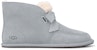 (W) UGG Kallen Lace Mid Tops Berbulu Kelabu 1119934-LGRY