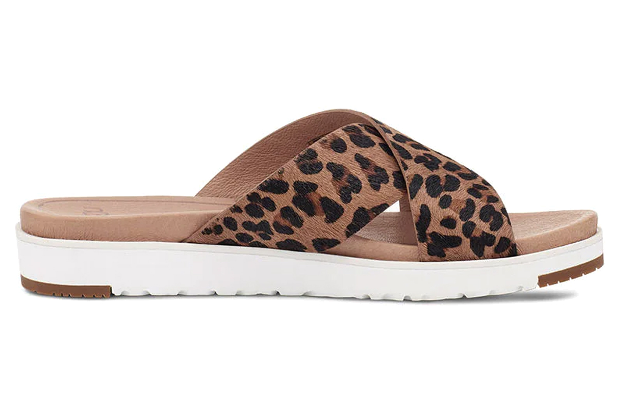 Order (Women) UGG Kari Brown 'Leopard Print Slide' 1119736-TAN
