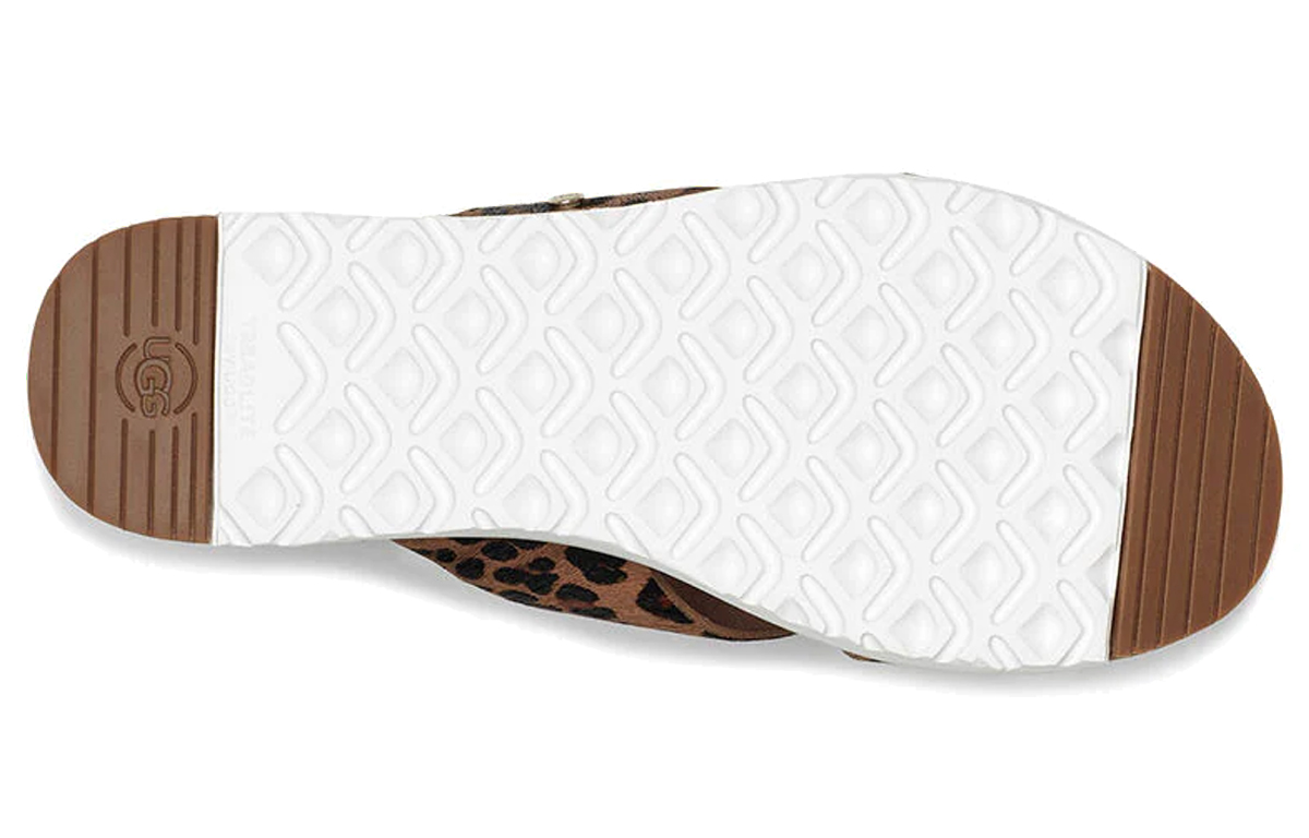 Details for (Women) UGG Kari Brown 'Leopard Print Slide' 1119736-TAN