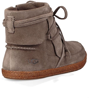 (Women) UGG Kavar Reid 'Grey Ribbon Short Boot' 1019129-SLA9(YC) Shop (Women) UGG Kavar Reid 'Grey Ribbon Short Boot' 1019129-SLA9(YC)
