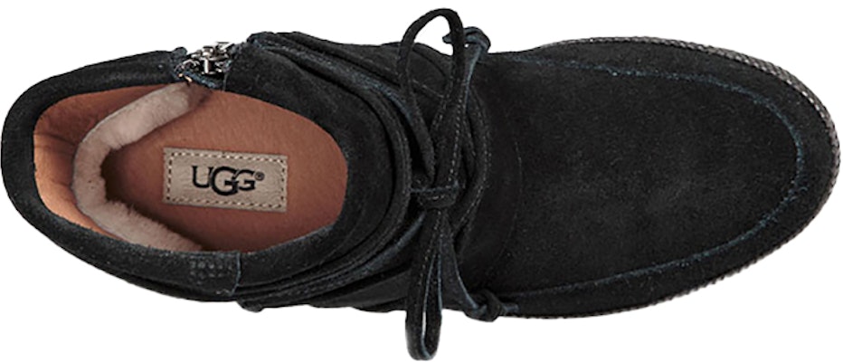 (Women) UGG Kavar Reid Short Boot 'Black Ribbon' 1019129-BLK(YC) Shop (Women) UGG Kavar Reid Short Boot 'Black Ribbon' 1019129-BLK(YC)