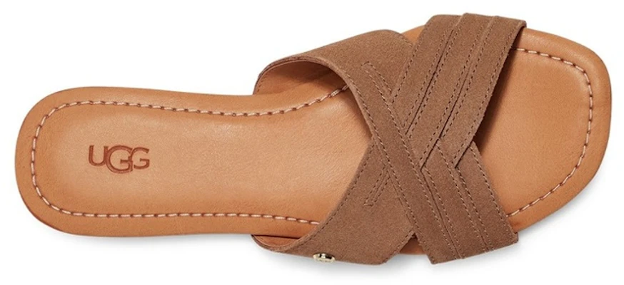 (W) UGG Kenleigh Slide ''Chestnut'' Damen/Herren Hausschuhe 1142710-CHE Purchase (W) UGG Kenleigh Slide ''Chestnut'' Damen/Herren Hausschuhe 1142710-CHE