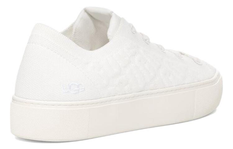 Lookbook (W) UGG 低帮针织鞋 '时尚白' 1125095-WHT