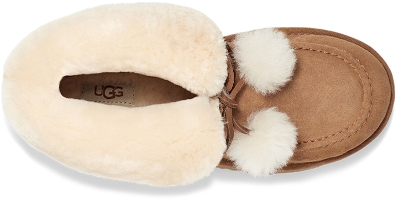 (W) UGG Kyrina Bow Pom Wanita Kasut Fesyen dengan Rekaan Ikatan dan Pom Pom 1125390-CHE Purchase (W) UGG Kyrina Bow Pom Wanita Kasut Fesyen dengan Rekaan Ikatan dan Pom Pom 1125390-CHE
