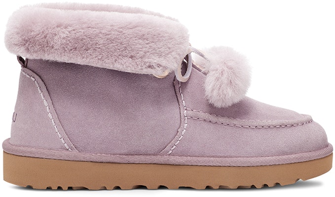 UGG Kyrina 蝴蝶蝦球羊毛皮 中筒雪地靴 女性版 粉紫色 Order UGG Kyrina 蝴蝶蝦球羊毛皮 中筒雪地靴 女性版 粉紫色