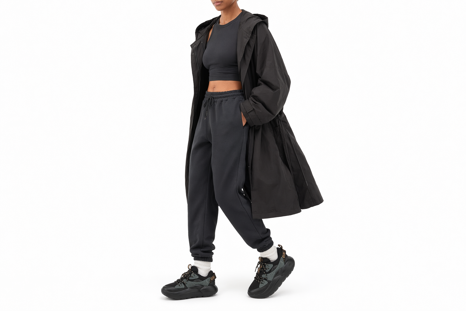 Order (W) UGG La Alto ''Grijs Zwart'' 1152734-BLCKR