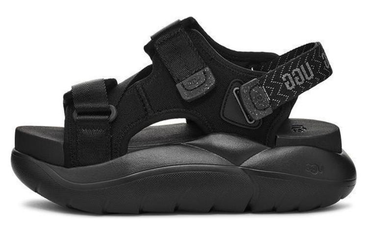 (Women) UGG LA Alto Cross Strap 'Black' 1152688-BLK