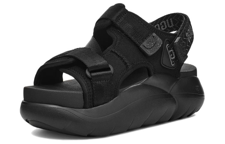 Order UGG 帆布 圓頭百搭 沙灘涼鞋 女款 黑色