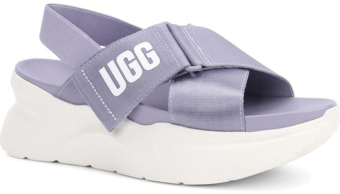 (W) UGG La Breeze Sandal Sukan Tapak Tebal Putih Ungu 'Hitam Putih'. 1117354-JGL Lookbook (W) UGG La Breeze Sandal Sukan Tapak Tebal Putih Ungu 'Hitam Putih'. 1117354-JGL