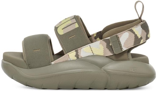 UGG LA 雲系列 織物 時尚迷彩 涼鞋 女款 苔綠色 Buy UGG LA 雲系列 織物 時尚迷彩 涼鞋 女款 苔綠色