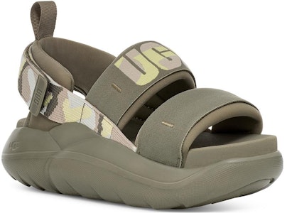 UGG LA 雲系列 織物 時尚迷彩 涼鞋 女款 苔綠色 Order UGG LA 雲系列 織物 時尚迷彩 涼鞋 女款 苔綠色