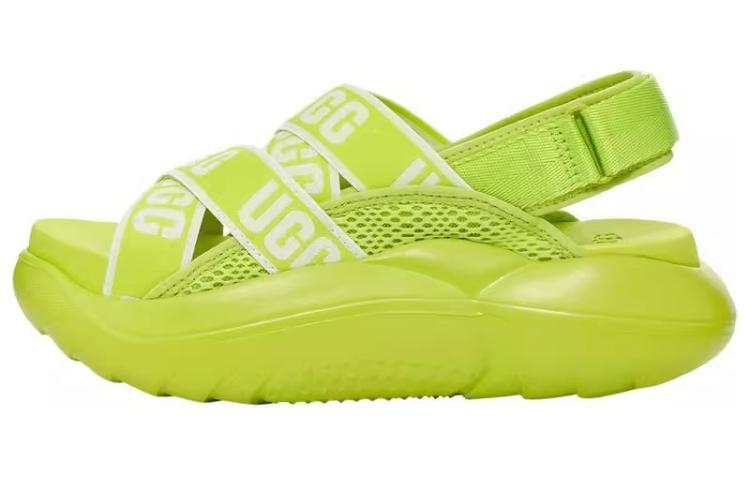 (Women) UGG LA Cloud Sandal 'Green Leather' 1110090-GREEN