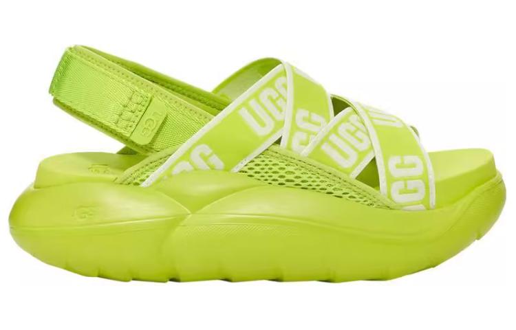 Order UGG LA 雲系列 皮革 百搭舒適 沙灘涼鞋 女款 綠色