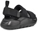 Lookbook (W) UGG LA Cloud Siri Hitam 'Sandal Fesyen Tebal Retro Selesa' 1136814-BLK