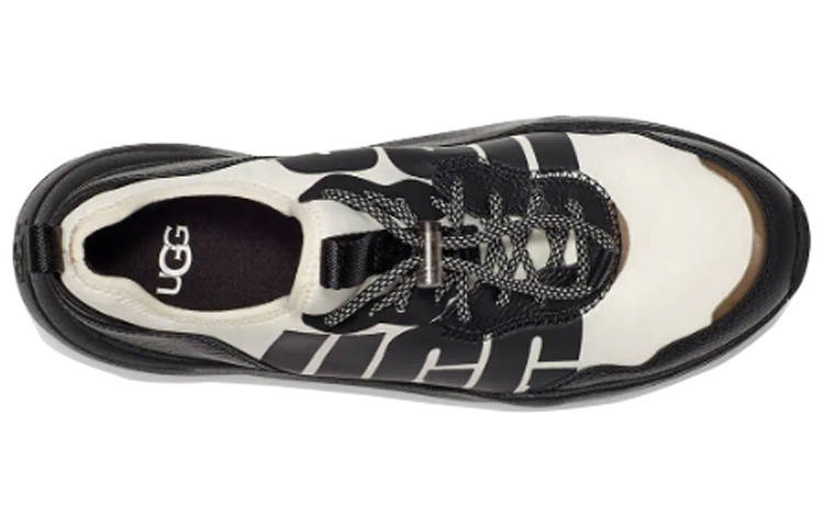 Purchase (W) UGG La Daze Slijtvaste Cozy Sports Schoen Dikke Zool Wit Zwart 1114494-BWHT
