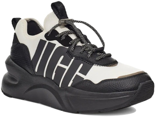 (W) UGG La Daze 耐磨舒适厚底运动鞋 白黑配色 1114494-BWHT Lookbook (W) UGG La Daze 耐磨舒适厚底运动鞋 白黑配色 1114494-BWHT