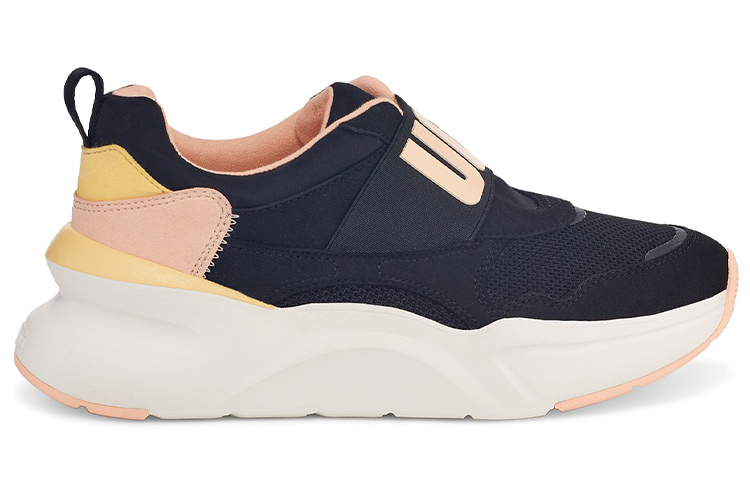 Order UGG 織布 舒適厚底 運動休閒鞋 女款 黑粉色