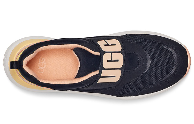 Purchase UGG 織布 舒適厚底 運動休閒鞋 女款 黑粉色