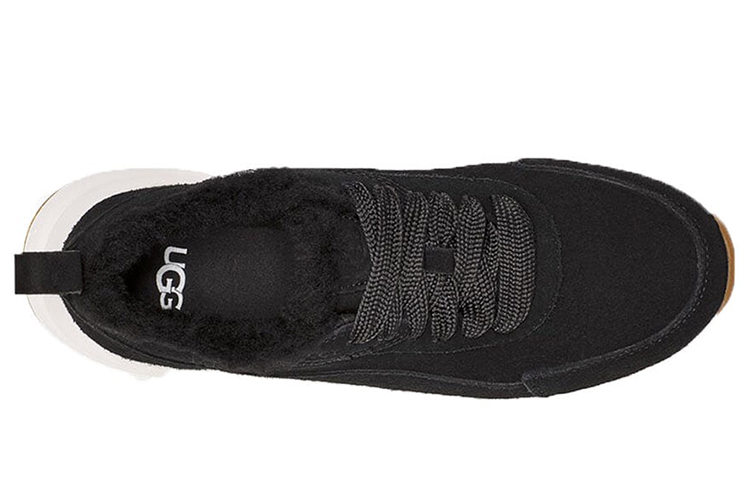 Shop (W) UGG La Glide Heritage Hitam 'Keselesaan Cozy' 1125350-BLKS