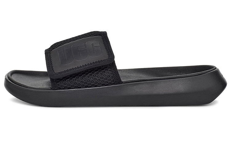 (Women) UGG LA Light Slide Black Slippers 1107911-BBLC