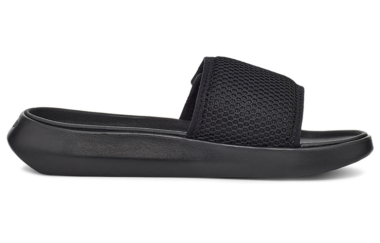 Order (Women) UGG LA Light Slide Black Slippers 1107911-BBLC
