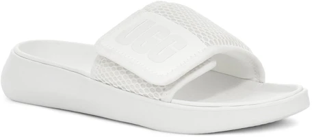 Lookbook UGG LA Light Slide 白色 女款 拖鞋