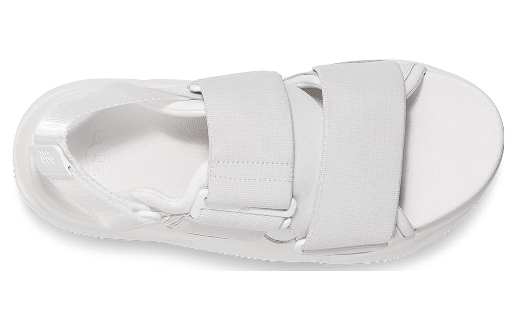 Lookbook UGG LA 雲系列 織物 簡約舒適 時尚涼鞋 女款 亮白色