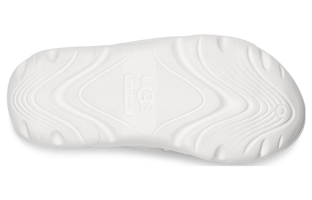 Shop UGG LA 雲系列 織物 簡約舒適 時尚涼鞋 女款 亮白色