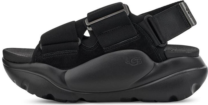 women-ugg-la-cloud-series-fashionable-lightweight-comfort-sandal-black-1137413-blk