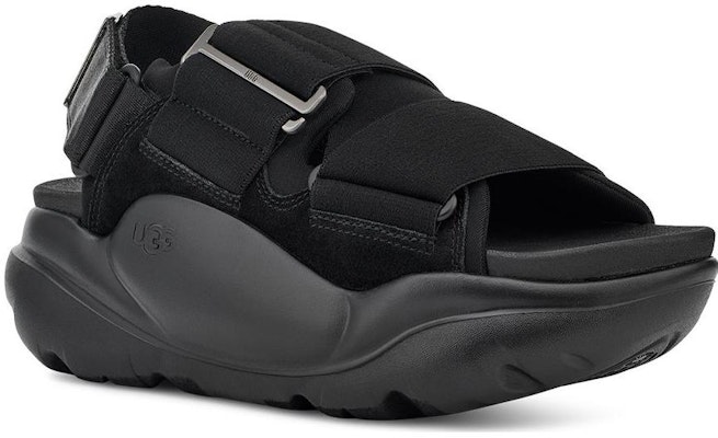(Women) UGG LA Street Sandal Suede 'Black' 1137413-BLK Order (Women) UGG LA Street Sandal Suede 'Black' 1137413-BLK