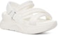 (W) UGG LA Sun White 'Cozy Knit Fashion Slide' Selipar Fesyen Rajut Selesa. 1125101-WHT
