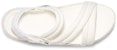 (W) UGG LA Sun White 'Cozy Knit Fashion Slide' Selipar Fesyen Rajut Selesa. 1125101-WHT