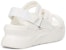(W) UGG LA Sun White 'Cozy Knit Fashion Slide' Selipar Fesyen Rajut Selesa. 1125101-WHT