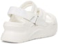 Shop (W) UGG LA Sun White 'Cozy Knit Fashion Slide' Selipar Fesyen Rajut Selesa. 1125101-WHT