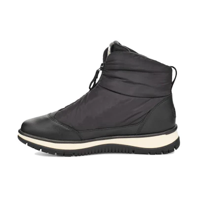 (W) UGG Lakeside Zip Short Boot Black 'CMFT Versatility'