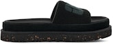Order (W) UGG Laton Fesyen Slide 'Hitam Selesa Tapak Tebal' 1126350-BTRY