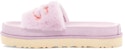 (W) Selipar UGG Laton Bulu Ungu. 1111236-CATR