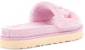 (W) Selipar UGG Laton Bulu Ungu. 1111236-CATR