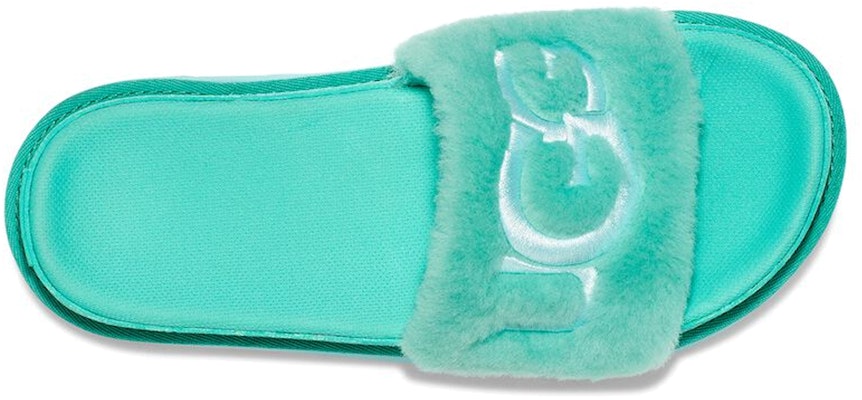 (Women) UGG Laton Fur Slide 'Green' 1111236-TDP Shop (Women) UGG Laton Fur Slide 'Green' 1111236-TDP