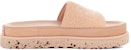 (W) UGG Laton Fur Slide 'Merah Jambu Pic Cerah' 1126350-PFTR