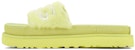 (W) UGG Laton Selipar Bulu Kuning 1111236-MRT
