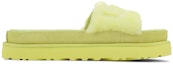 Order (W) UGG Laton Selipar Bulu Kuning 1111236-MRT