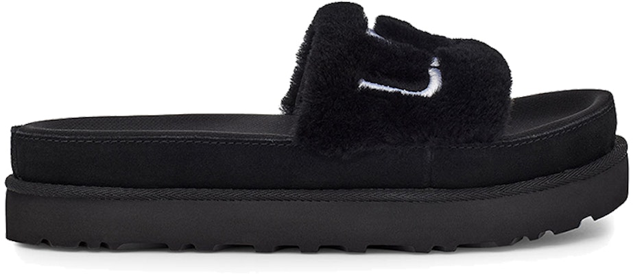(Women) UGG Laton Fur Slide Black 1111236-BLK Order (Women) UGG Laton Fur Slide Black 1111236-BLK