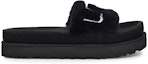 Order (W) UGG Laton Fur Slide Hitam 1111236-BLK