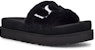 (W) UGG Laton Fur Slide Hitam 1111236-BLK
